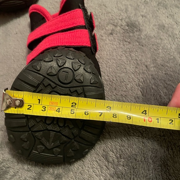 Pink and Black Petlife Thinsulate Size Large Dog Shoes - Picture 3 of 7